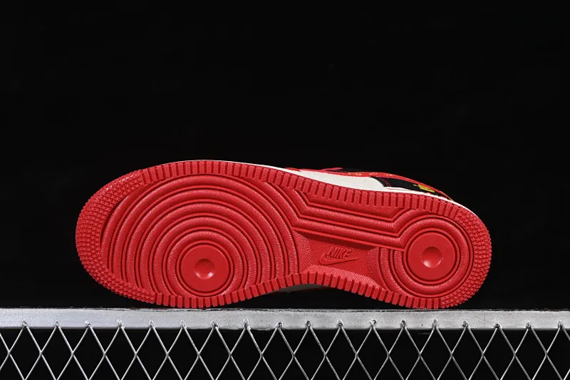 All categories Nk Air Force 1 Air Force series Nk Air Force 1 Low Air Force low-top Nike Air Force 1'07 Low Year of the Horse limited edition black and red Chinese style Air Force 1 low-top casual sneakers DF0188-133